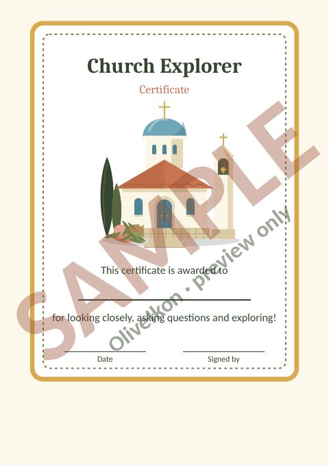 Sample page 18 from My First Orthodox Church Activity Pack